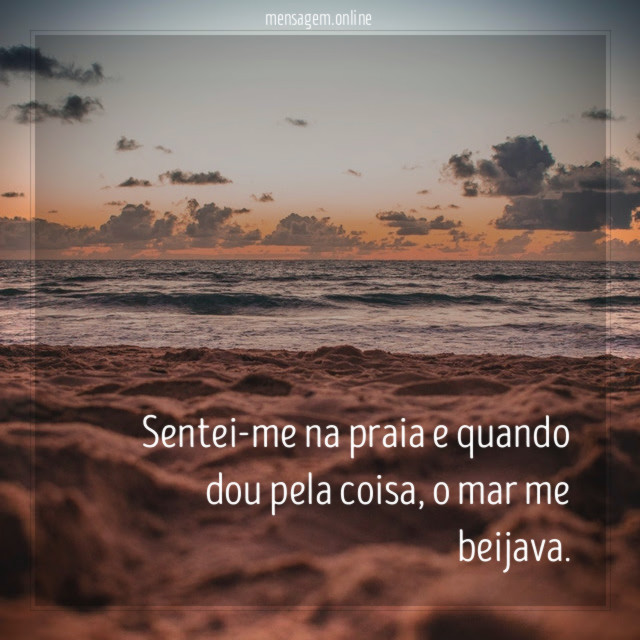 O mar