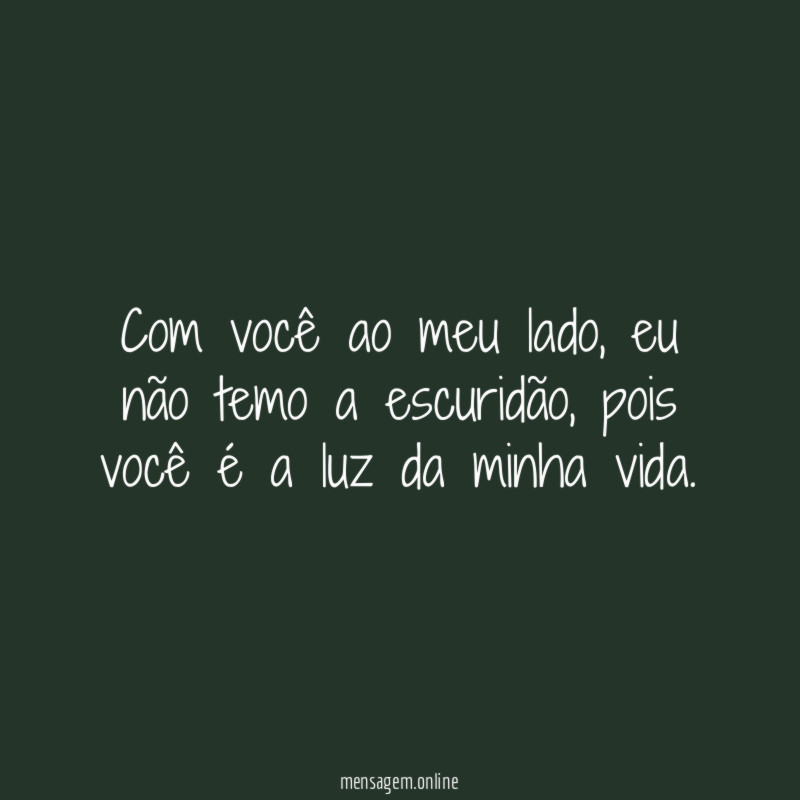 O medo não me atinge