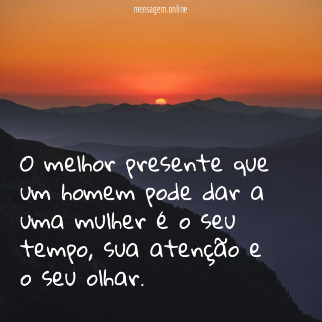 O melhor presente que um homem pode dar