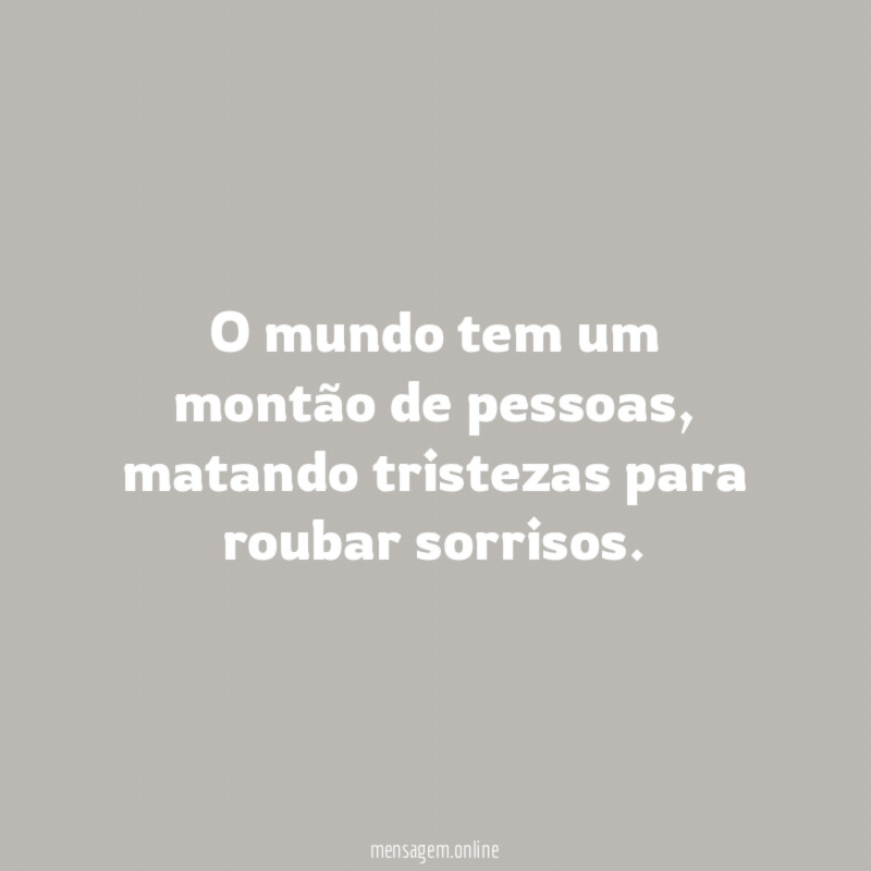 O mundo tem um montão de pessoas