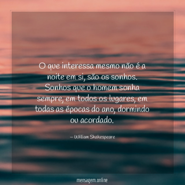 O que interessa mesmo não é a noite em si