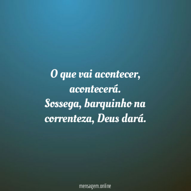 O que vai acontecer