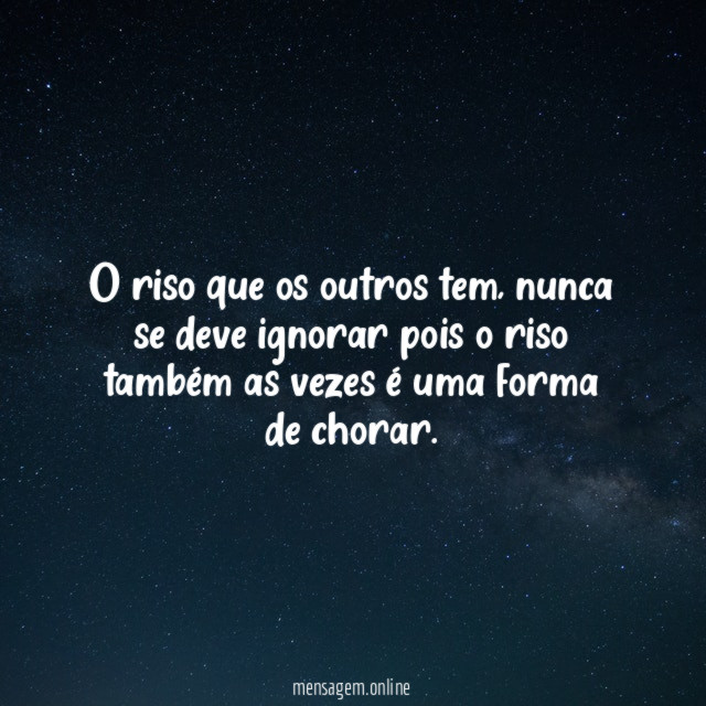 O riso que os outros tem