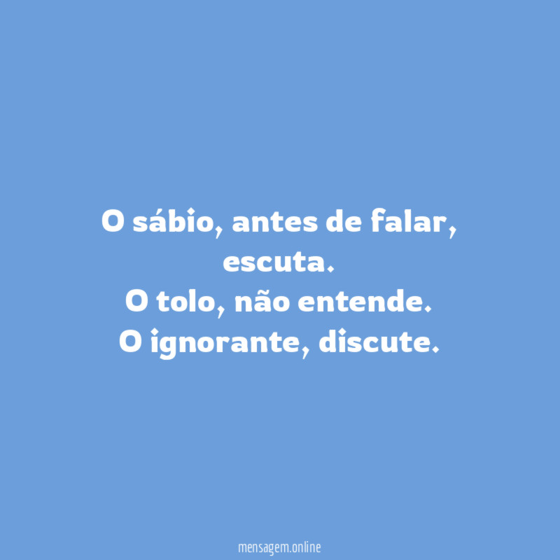 O sábio