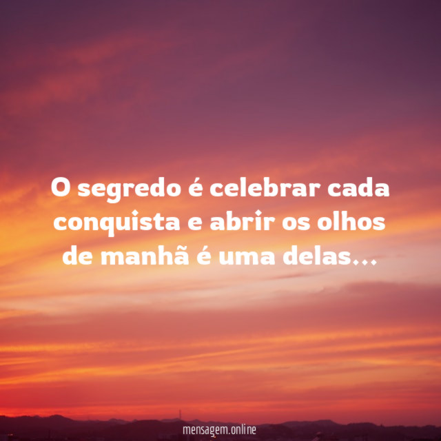O segredo é celebrar cada conquista e abrir