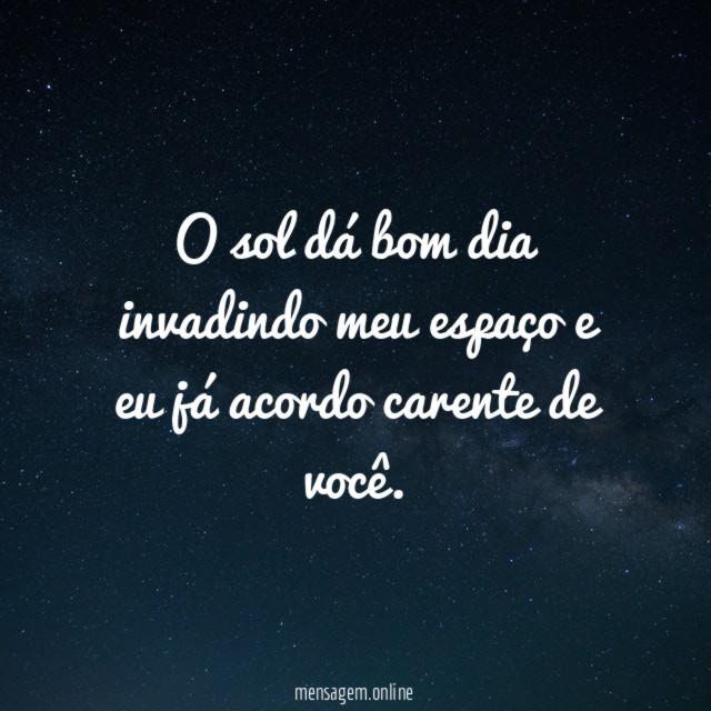 O sol dá bom dia invadindo meu espaço