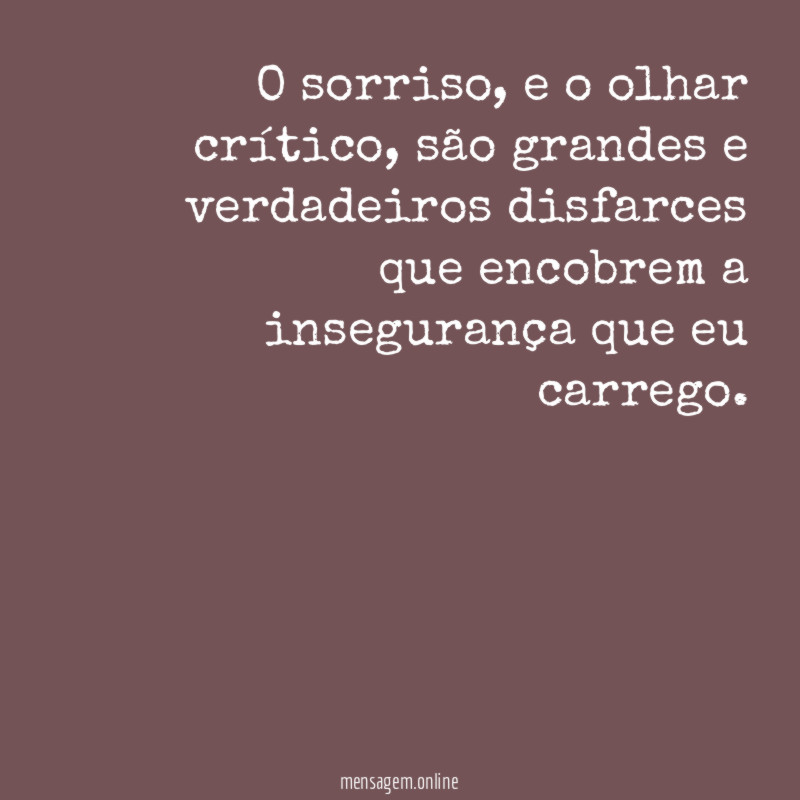 O sorriso