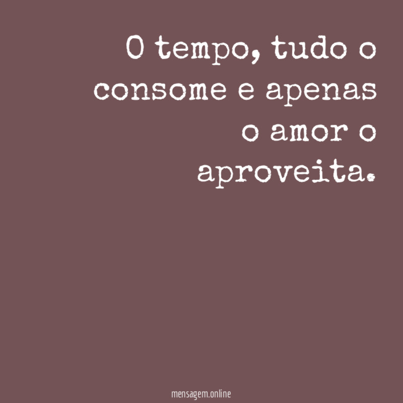 O tempo