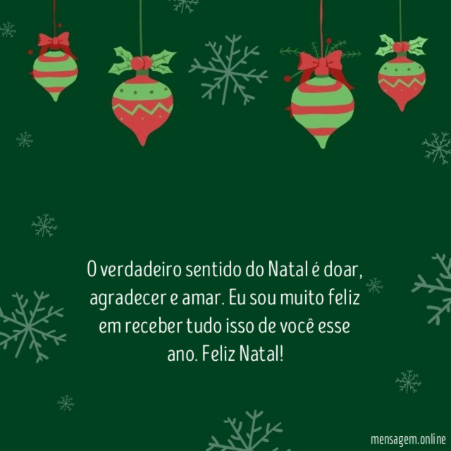 O verdadeiro sentido do Natal é doar