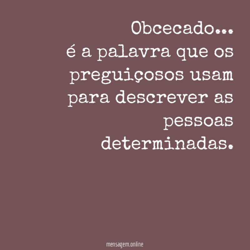 Obcecado