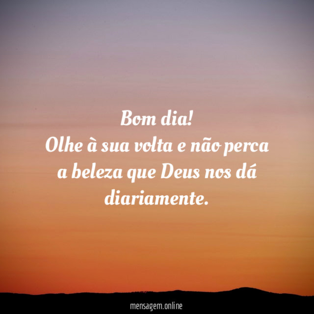 Olhe à sua volta