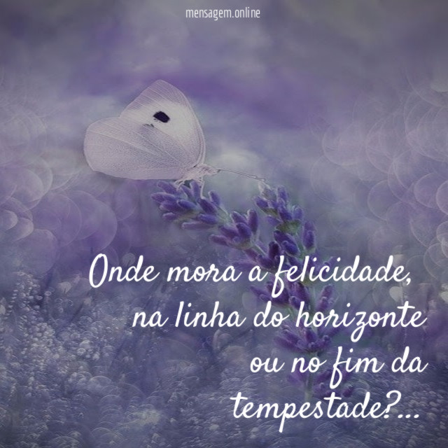 Onde mora a felicidade