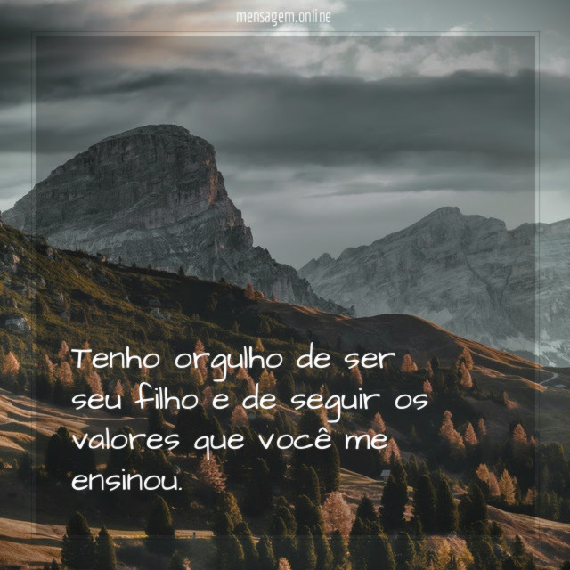 Orgulho de Ser Seu Filho