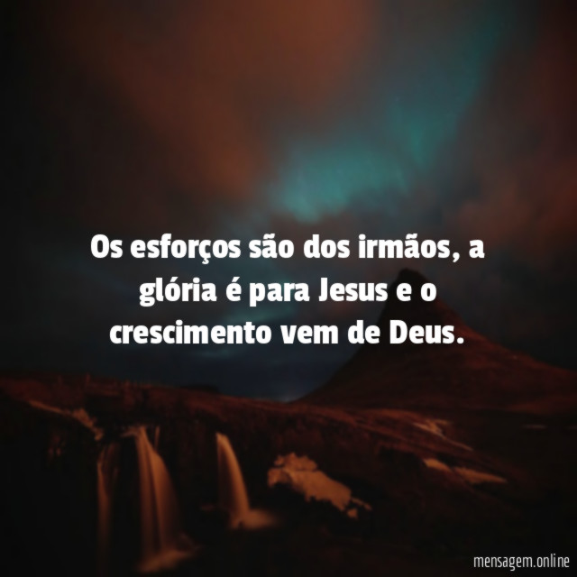Os esforços são dos irmãos