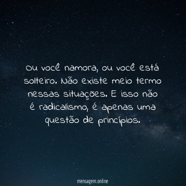 Ou você namora