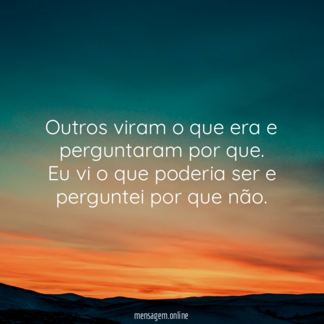 Outros viram o que era e perguntaram por que