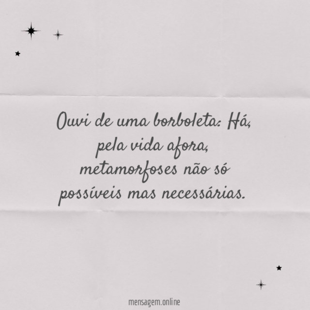 Ouvi de uma borboleta