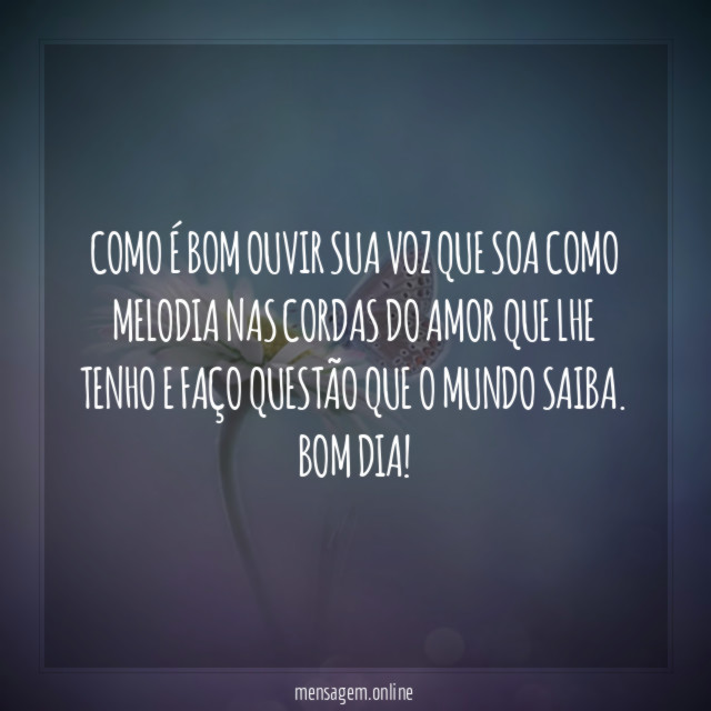 Ouvir sua voz