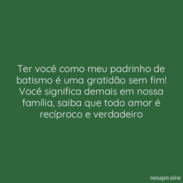 Padrinho de batismo