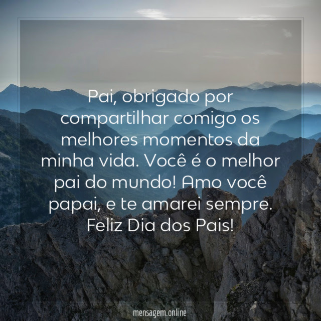 Pai, obrigado