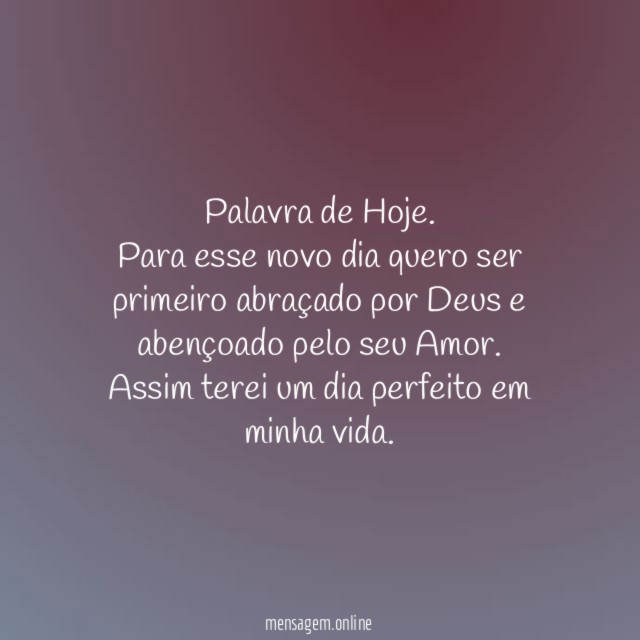 Palavra de Hoje