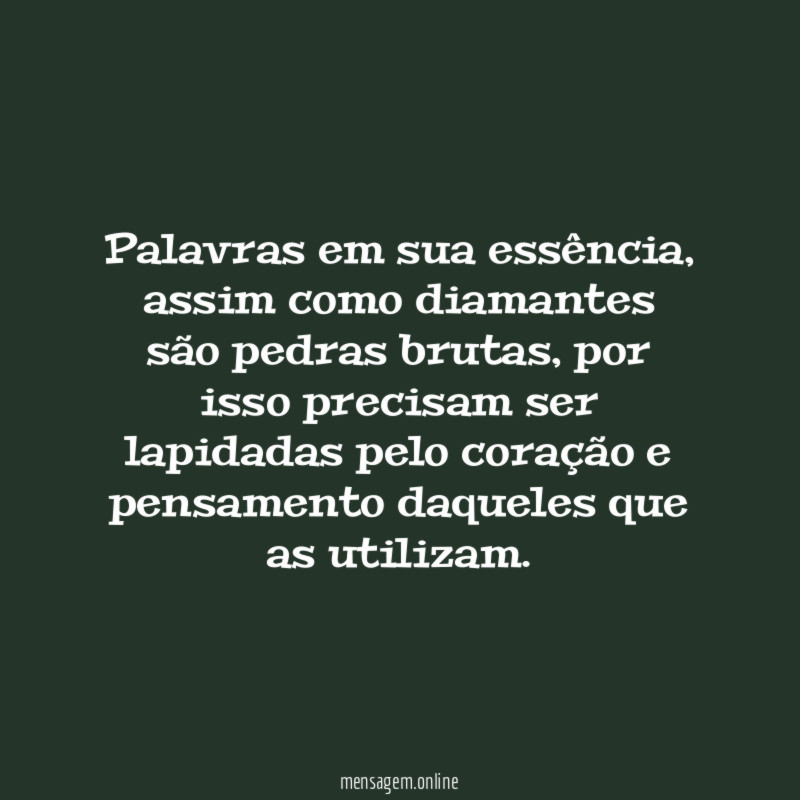 Palavras em sua essência