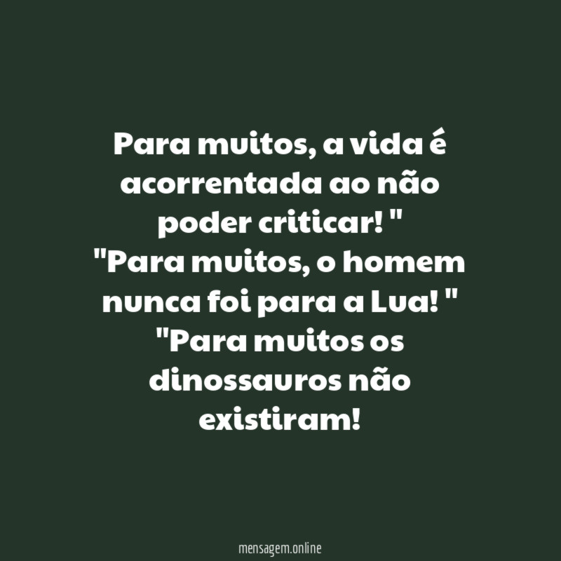 Para muitos