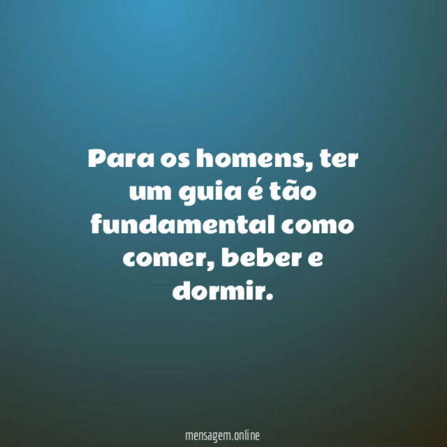 Para os homens