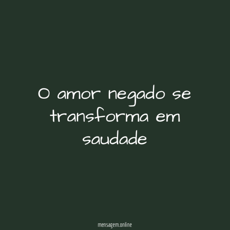 Para um amor não correspondido