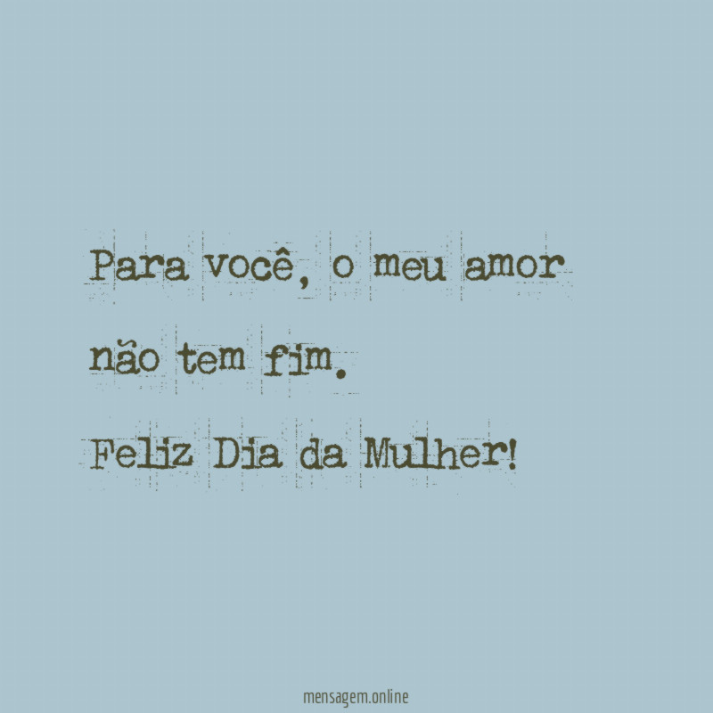 Para você
