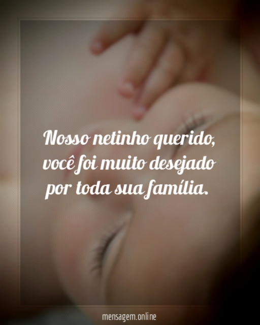 Parabéns, neto!