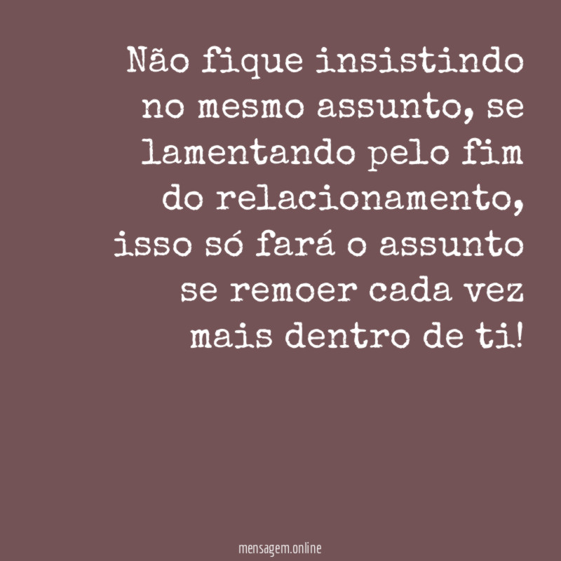 Pare de se lamentar