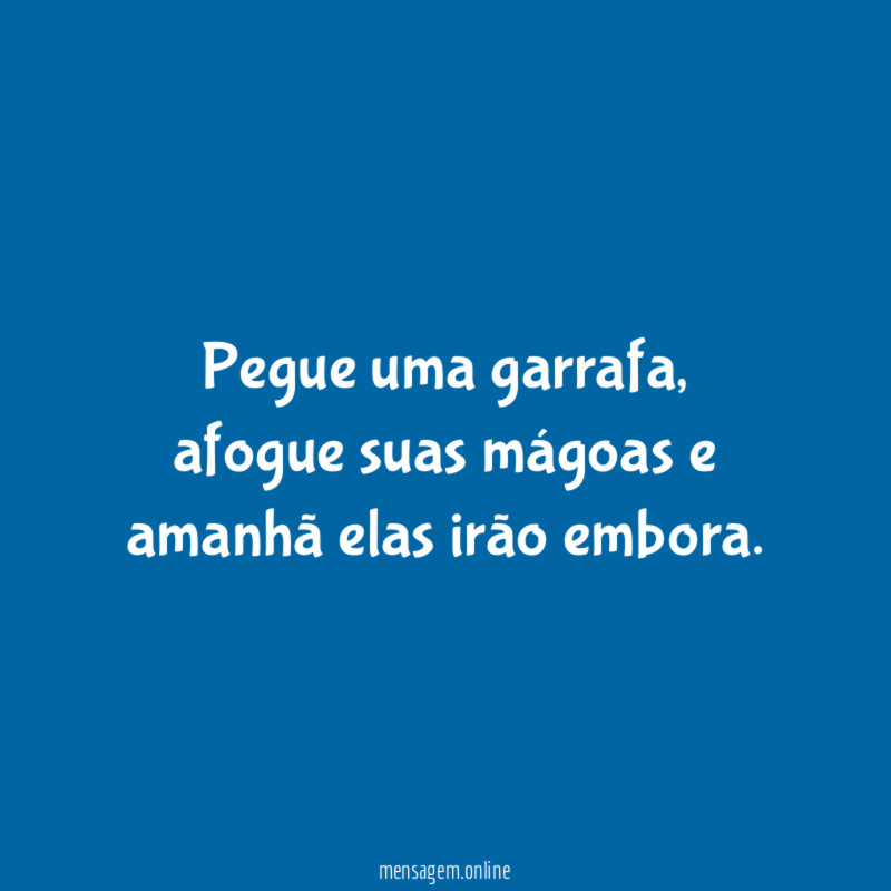Pegue uma garrafa