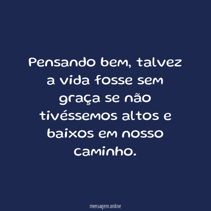 Pensando bem