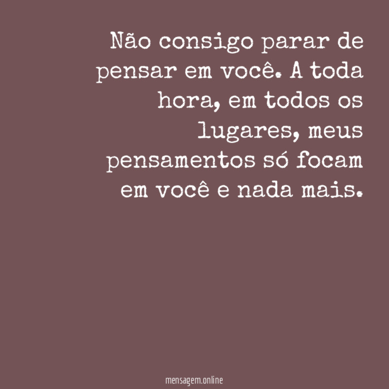 Pensar em você