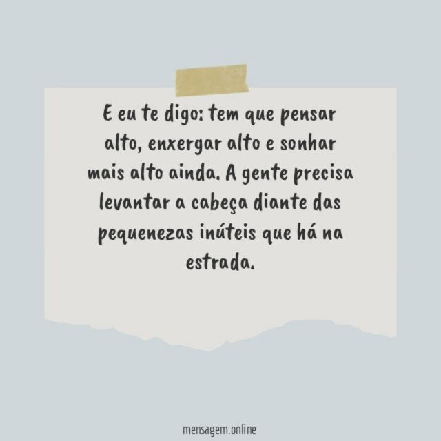Pequenezas inúteis que há na estrada