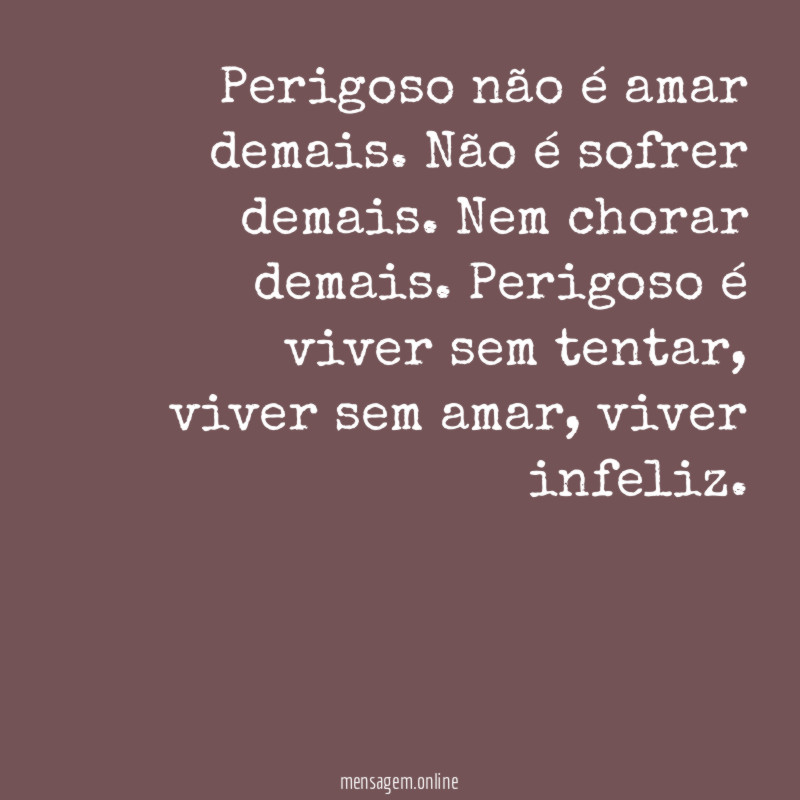 Perigos da vida