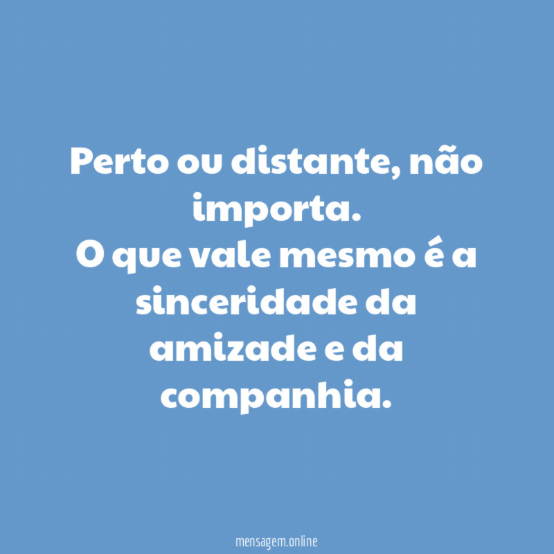 Perto ou distante