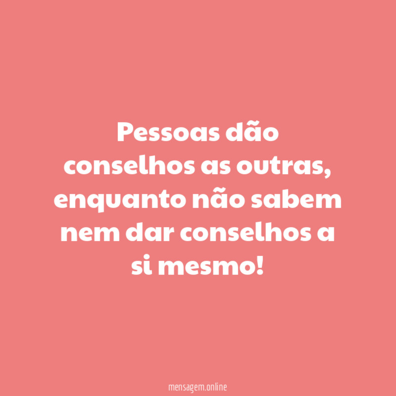 Pessoas dão conselhos as outras