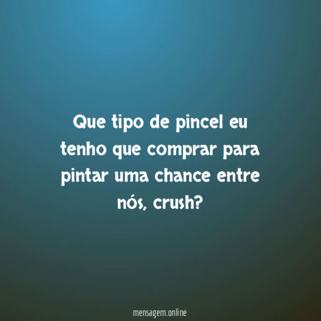 Pincel para pintar uma chance
