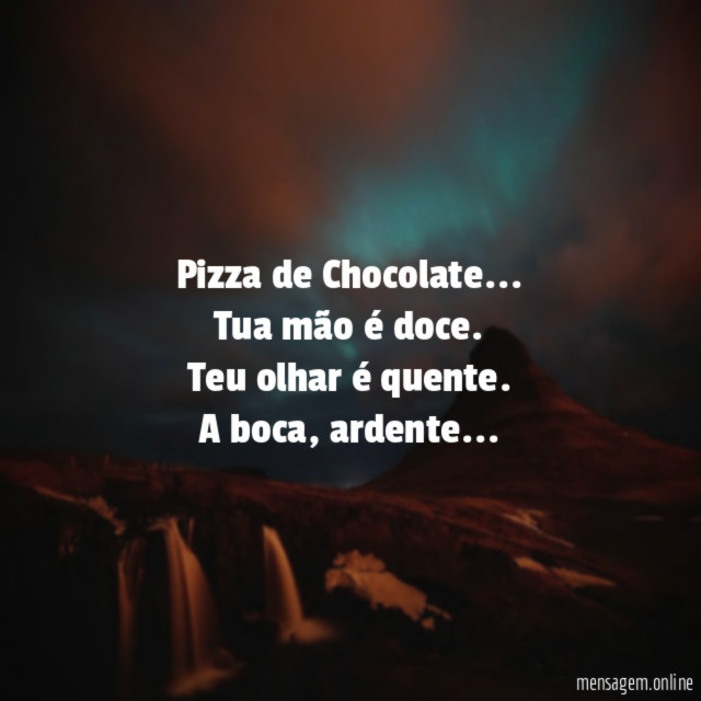 Pizza de Chocolate…