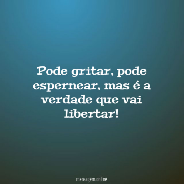 Pode gritar