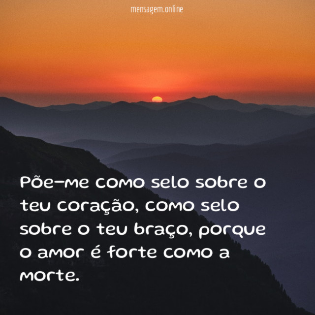 Põe-me como selo sobre o teu coração