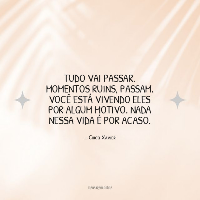 Por algum motivo