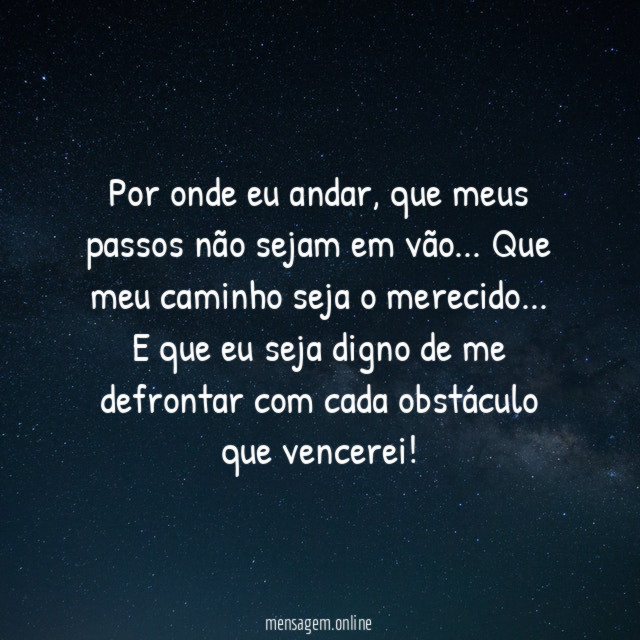 Por onde eu andar