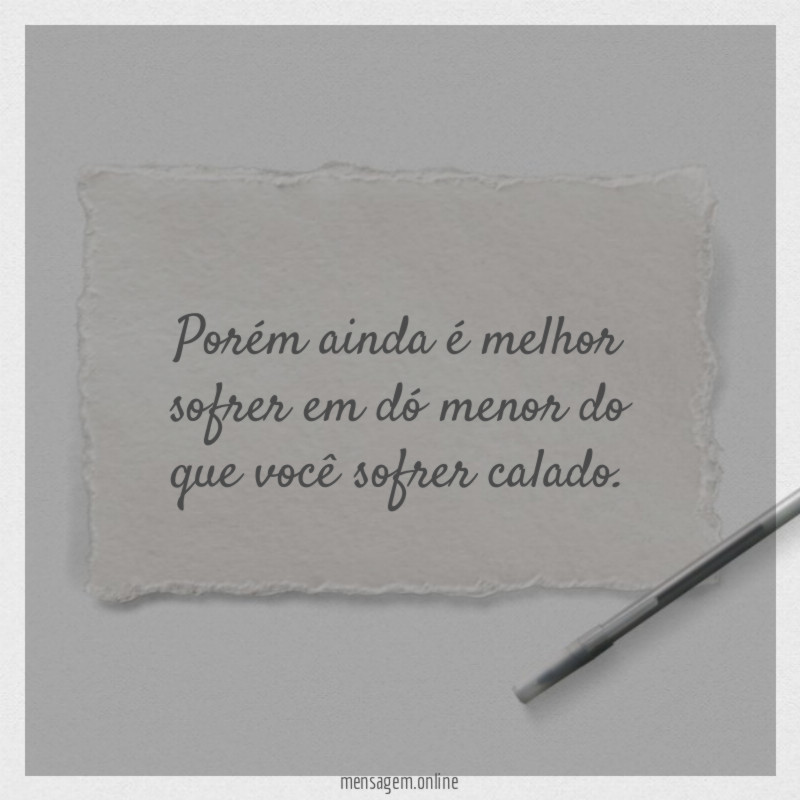 Porém ainda é melhor