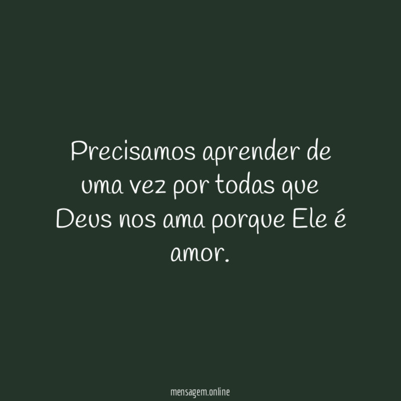 Precisamos aprender de uma vez por todas que