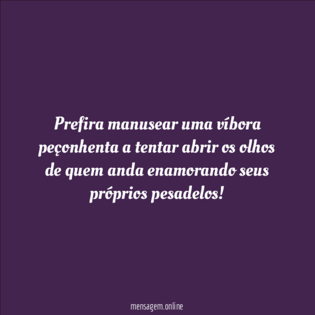 Prefira manusear uma víbora peçonhenta a tentar abrir