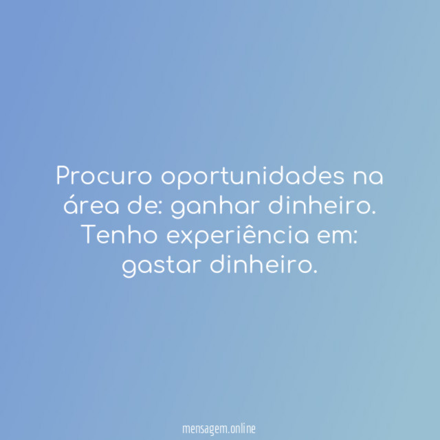 Procuro oportunidades