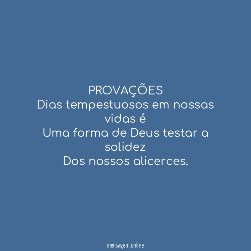 PROVAÇÕES